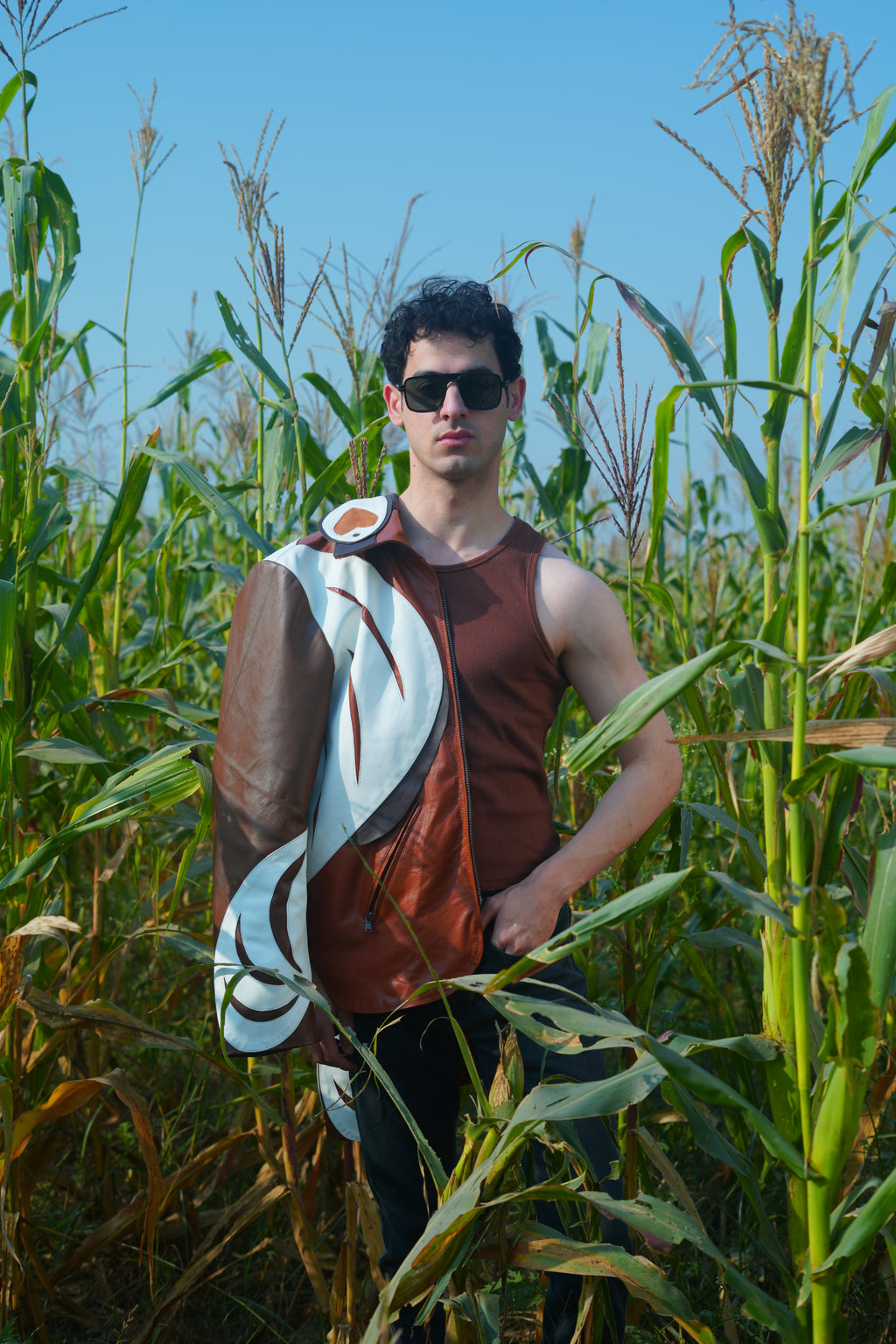 Atelier de Plume Leather Jacket – Designer Leather, Elegant Luxury Outerwear-DSC01199