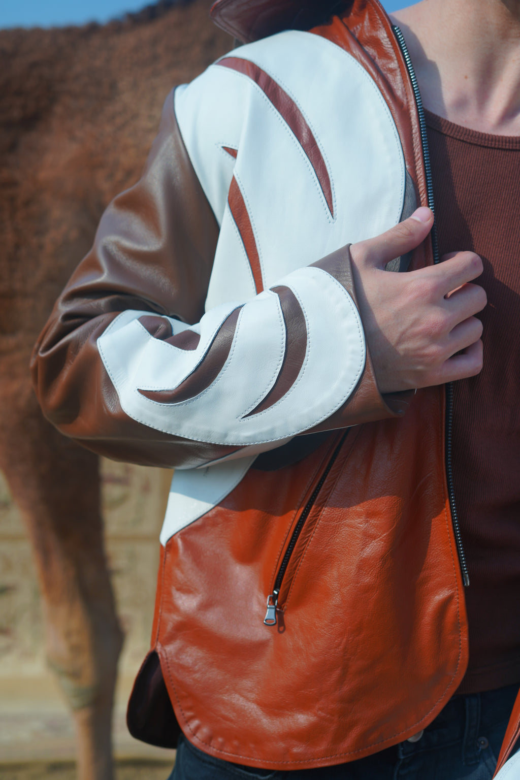 Atelier de Plume Leather Jacket – Designer Leather, Elegant Luxury Outerwear-DSC01229