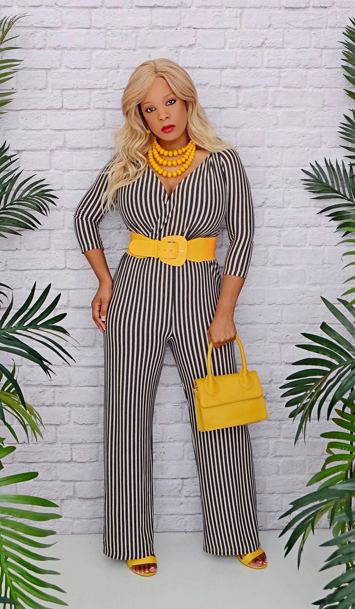 Mini Faux Leather Crossbody Tote Bag – Yellow