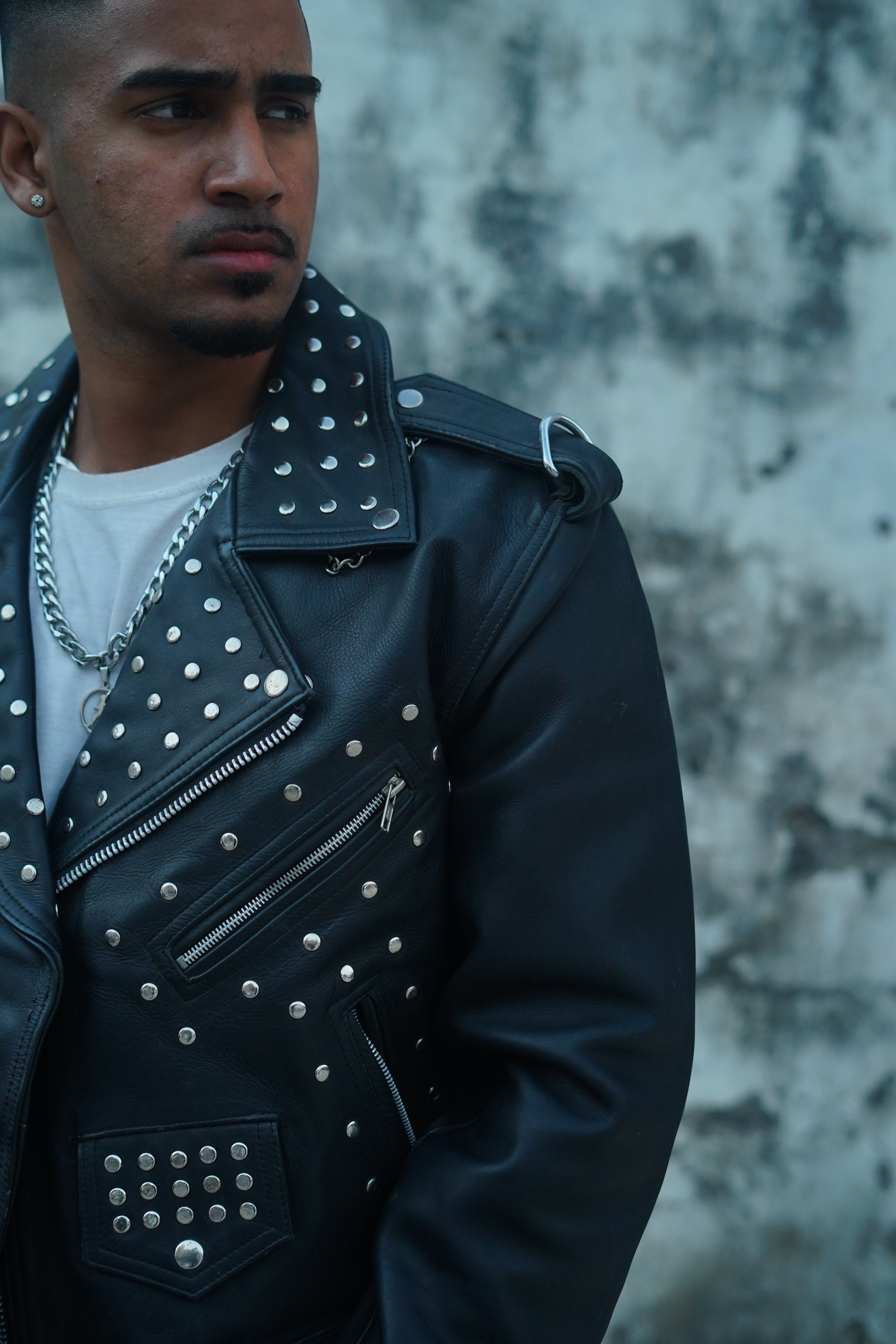 Saint Rivet Leather Jacket – Modern Leather, Edgy Rivet Design, Premium Craft-DSC01473