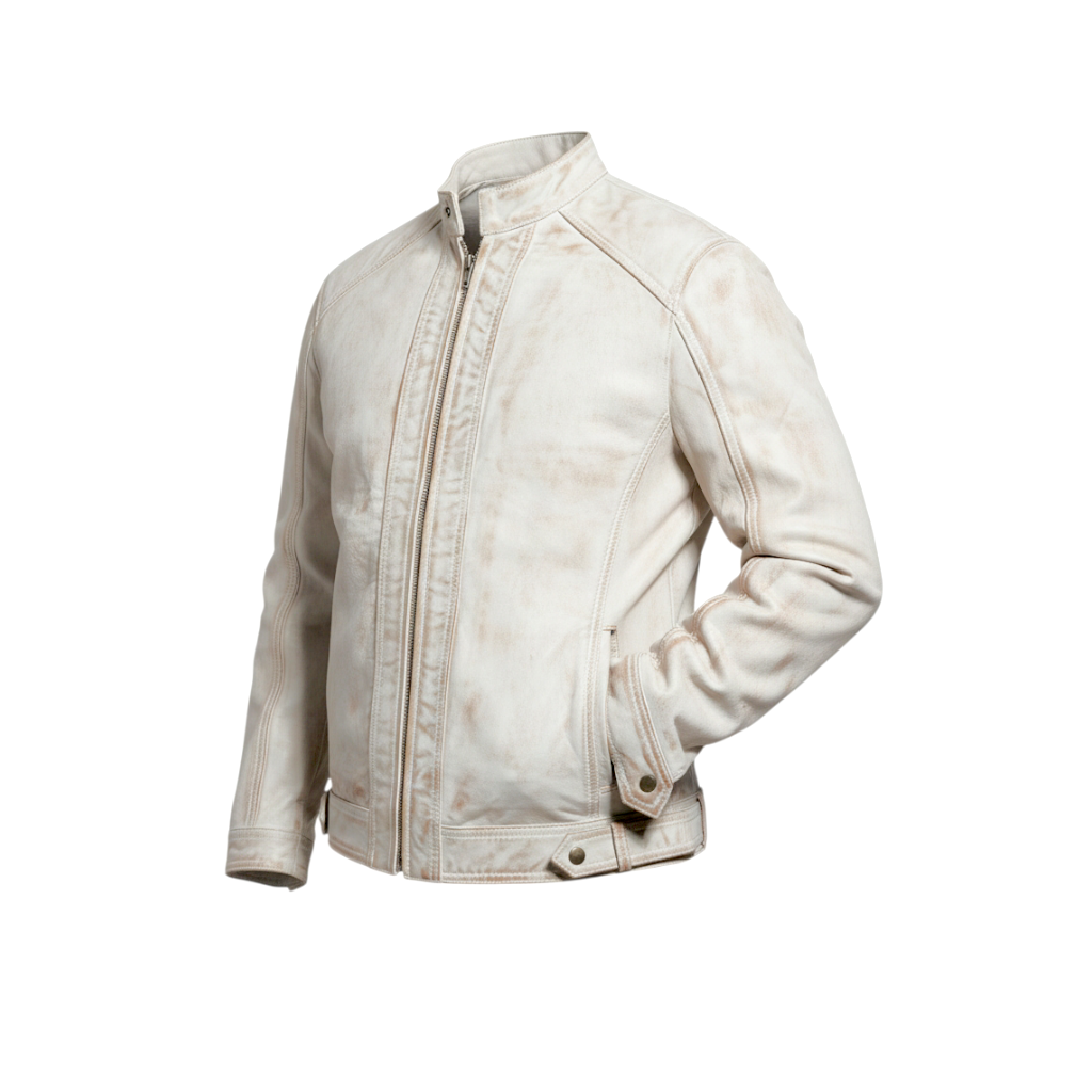 Crimson Drift | Authentic 100% Leather Handcrafted Jacket